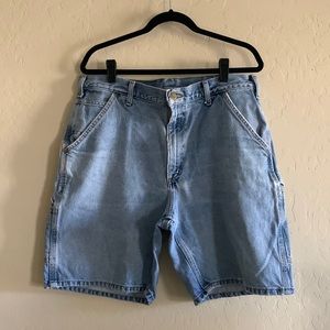 Carhartt denim carpenter shorts